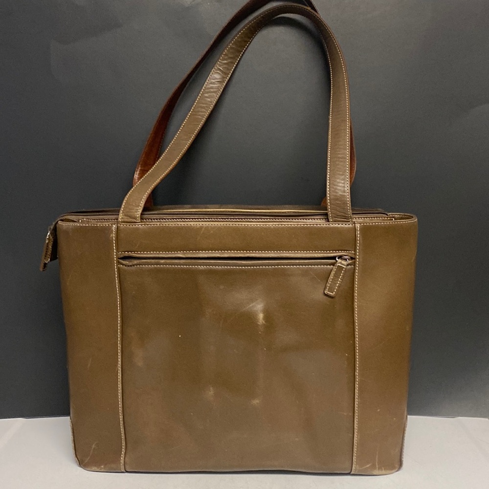 LEVENGER Organizer Shoulder Bag Brown Brief bag